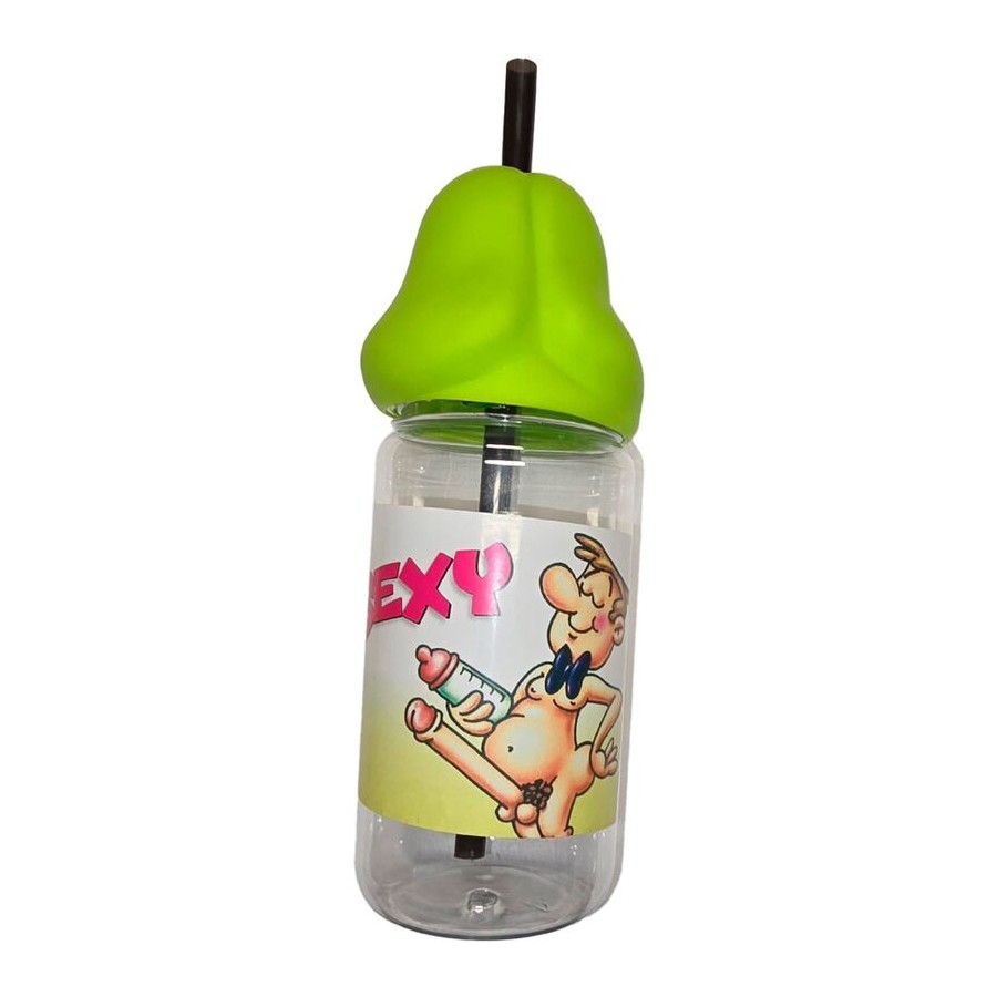 DIABLO PICANTE - PENIS SHAPED 360 ML BABY BOTTLE GREEN